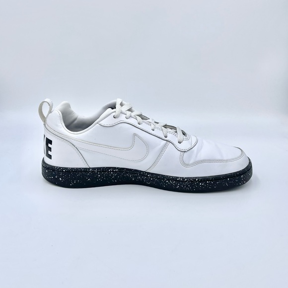 Nike Court Borough Low SE White Black Leather Trainer 916760-100 Men’s size 9.5 - Picture 8 of 12